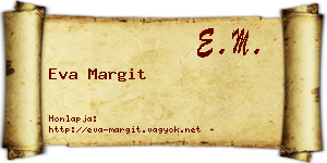 Eva Margit névjegykártya